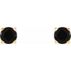 Natural Black Onyx | Round | 4mm
