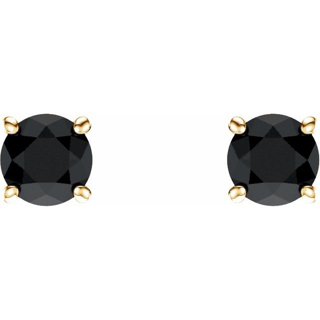 Natural Black Onyx | Round | 5mm