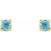 Natural Blue Zircon | Round | 2.5mm