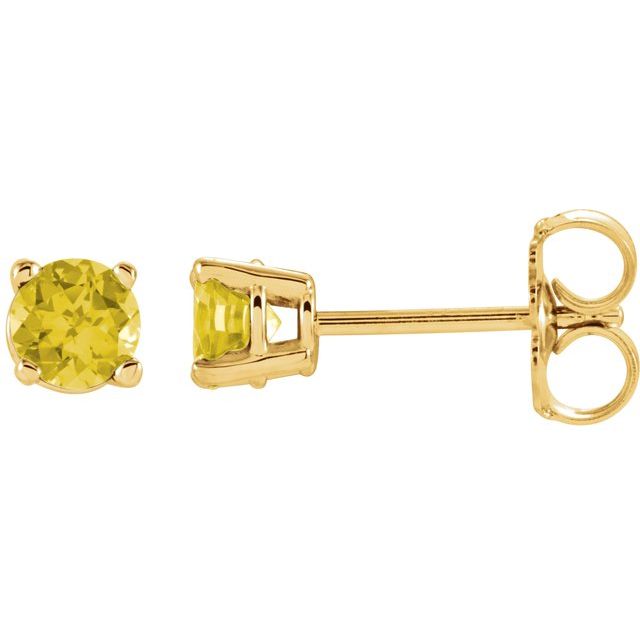 Natural Yellow Sapphire | Round | 4mm