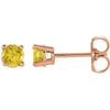 Natural Yellow Sapphire | Round | 4mm