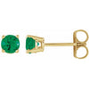 Lab-Grown Emerald | Round | 4mm | Natural Emerald | Round | 4mm