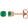 Lab-Grown Emerald | Round | 4mm | Natural Emerald | Round | 4mm
