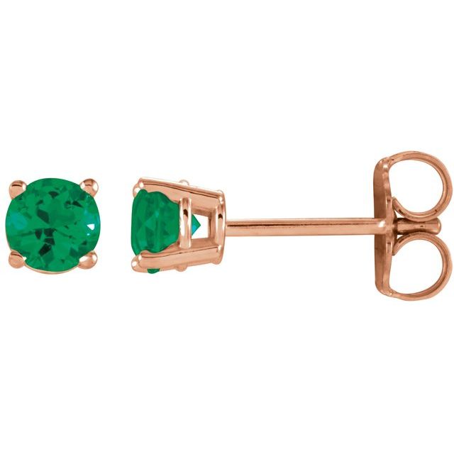 Lab-Grown Emerald | Round | 4mm | Natural Emerald | Round | 4mm