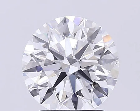 2.30ct Round Lab Grown Diamond (Colour F, Clarity VVS2, Cut EX, IGI Certified)