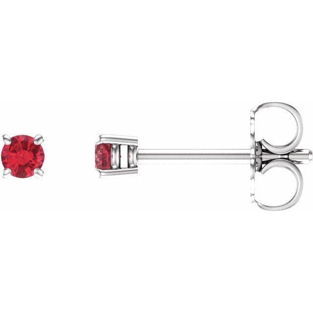 Lab-Grown Ruby | Round | 2.5mm | Natural Ruby | Round | 2.5mm
