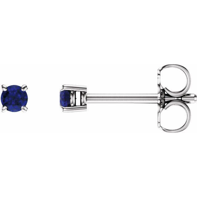 Lab-Grown Blue Sapphire | Round | 2.5mm | Natural Blue Sapphire | Round | 2.5mm