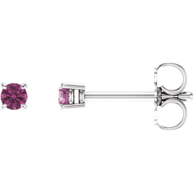 Natural Pink Tourmaline | Round | 2.5mm
