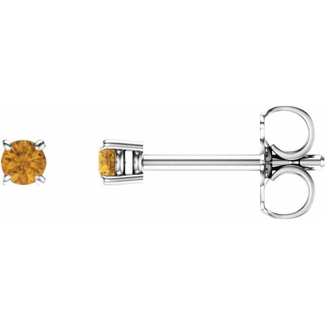 Natural Citrine | Round | 2.5mm
