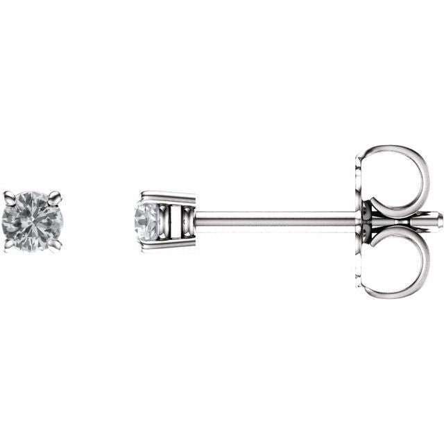 Natural White Sapphire | Round | 2.5mm