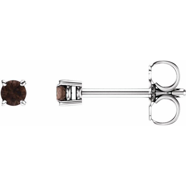 Natural Smoky Quartz | Round | 2.5mm