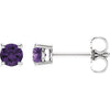 Natural Amethyst | Round | 4mm