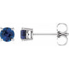 Lab-Grown Blue Sapphire | Round | 4mm | Natural Blue Sapphire | Round | 4mm