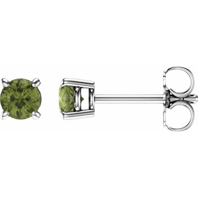 Natural Peridot | Round | 4mm