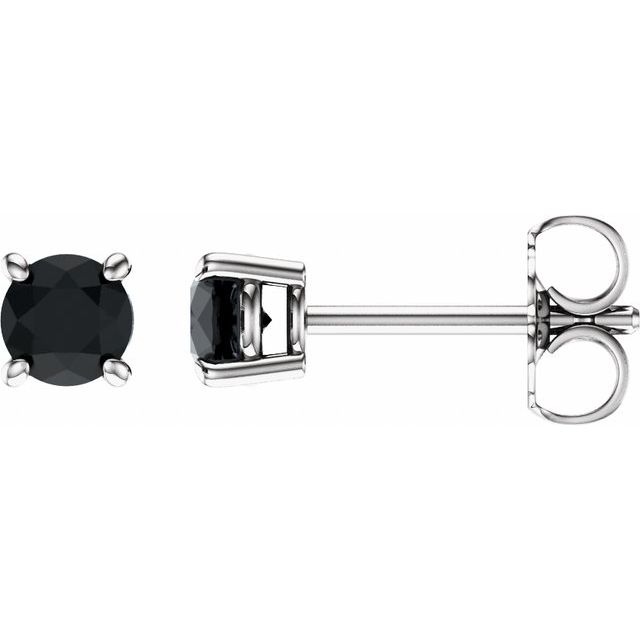 Natural Black Onyx | Round | 4mm