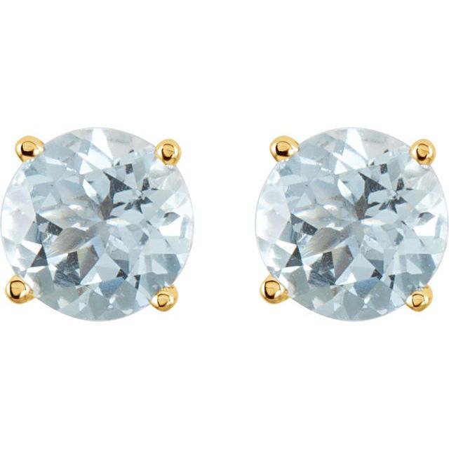 Natural Aquamarine | Round | 2.5mm