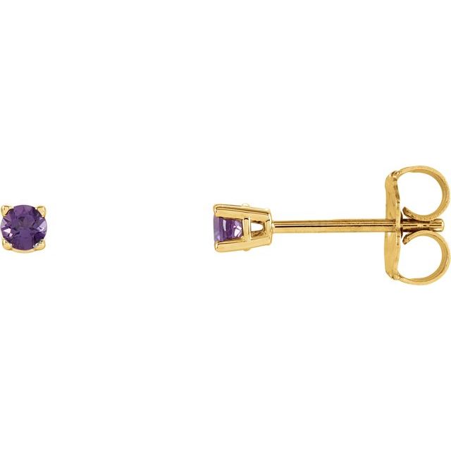 Natural Amethyst | Round | 2.5mm