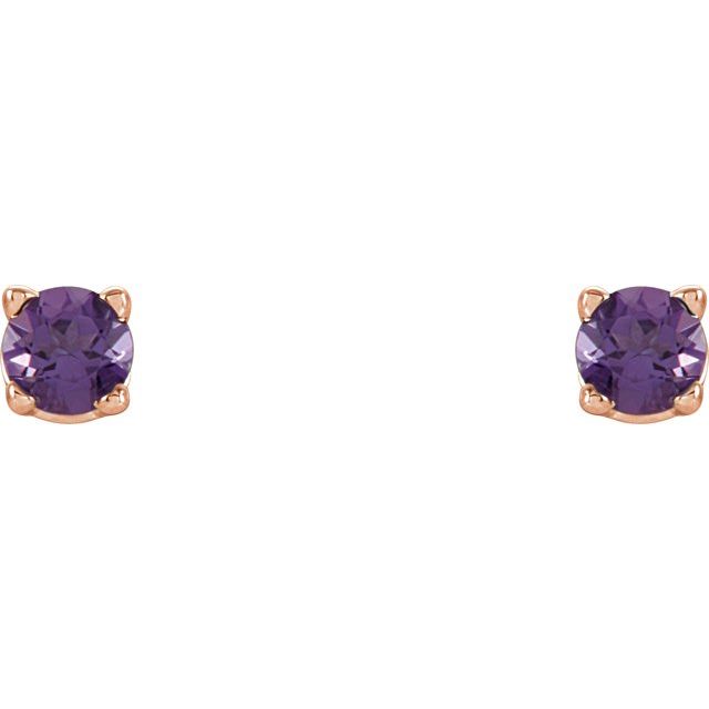 Natural Amethyst | Round | 2.5mm