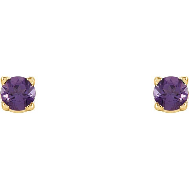 Natural Amethyst | Round | 2.5mm