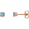 Natural Aquamarine | Round | 4mm