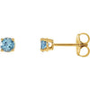 Natural Aquamarine | Round | 4mm