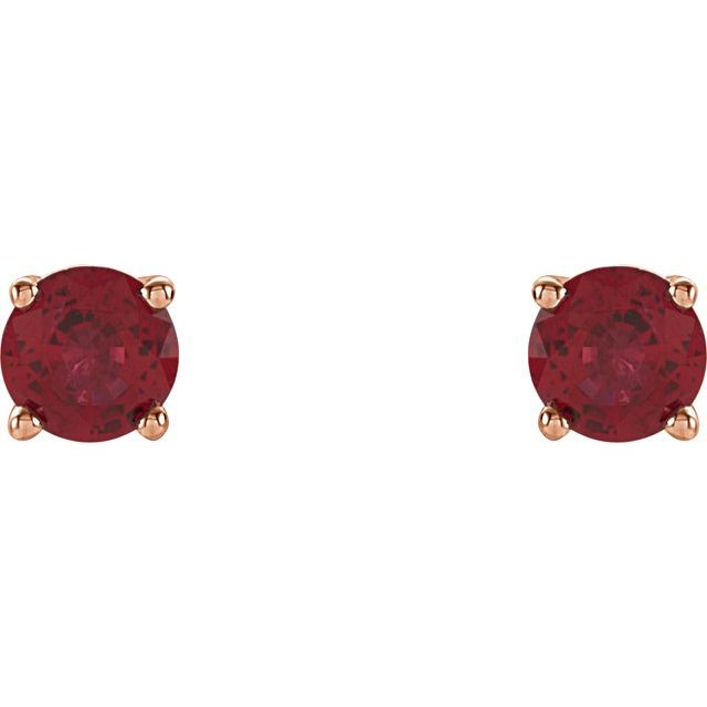 Lab-Grown Ruby | Round | 4mm | Natural Ruby | Round | 4mm