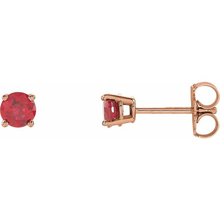 Lab-Grown Ruby | Round | 4mm | Natural Ruby | Round | 4mm