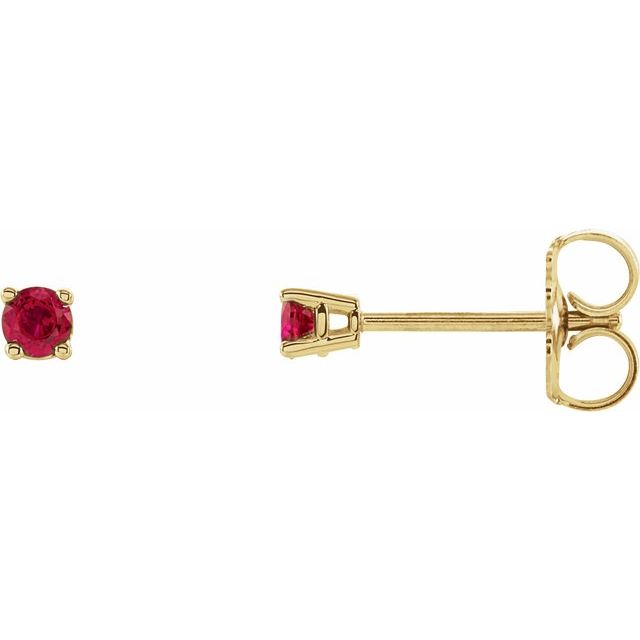 Lab-Grown Ruby | Round | 2.5mm | Natural Ruby | Round | 2.5mm