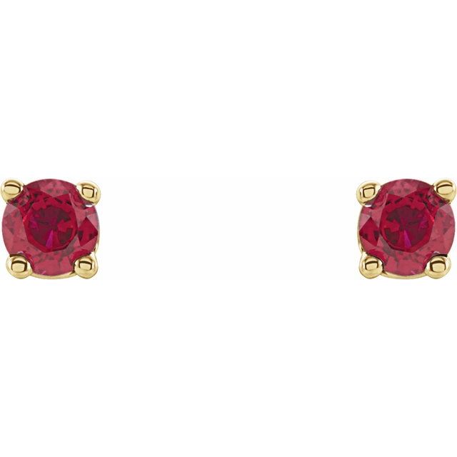 Lab-Grown Ruby | Round | 2.5mm | Natural Ruby | Round | 2.5mm