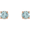 Natural Aquamarine | Round | 4mm