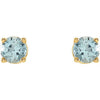 Natural Aquamarine | Round | 4mm