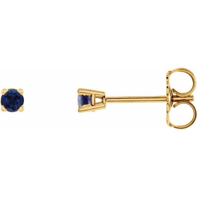 Lab-Grown Blue Sapphire | Round | 2.5mm | Natural Blue Sapphire | Round | 2.5mm