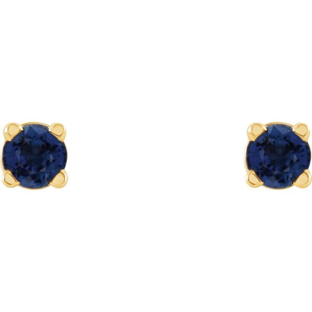 Lab-Grown Blue Sapphire | Round | 2.5mm | Natural Blue Sapphire | Round | 2.5mm