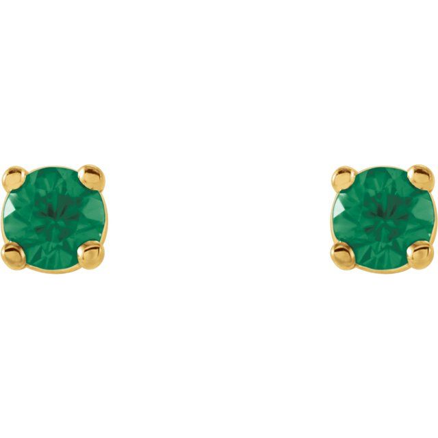 Lab-Grown Emerald | Round | 2.5mm | Natural Emerald | Round | 2.5mm