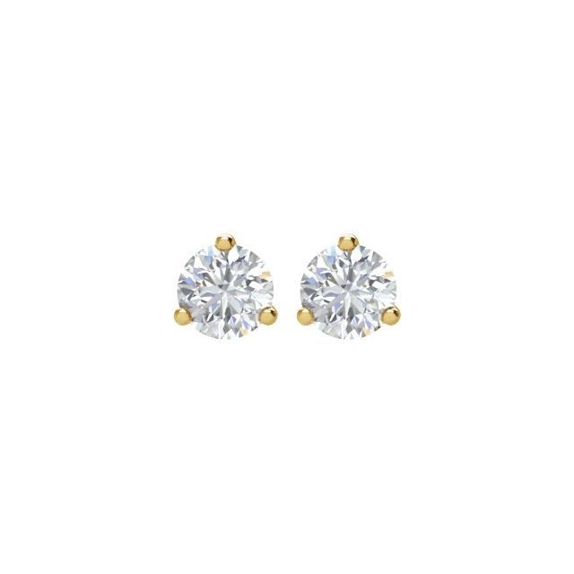 Natural Diamond | Round | 5mm :: 1 Ctw | Natural Diamond | Round | 5.75mm :: 1 1/2 Ctw | Natural Diamond | Round | 6.3mm :: 2 Ctw