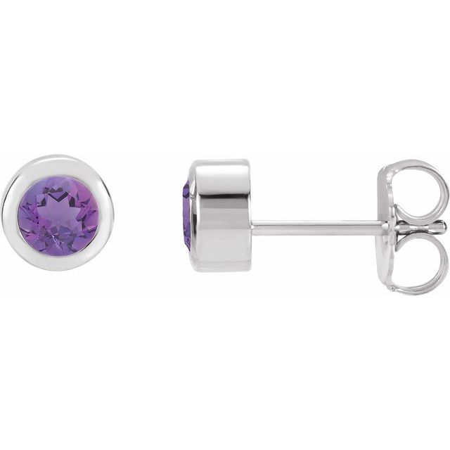 Natural Amethyst | Round | 4mm
