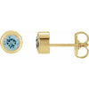 Natural Aquamarine | Round | 4mm