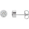 Natural White Sapphire | Round | 4mm