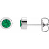 Natural Emerald | Round | 4mm | Lab-Grown Emerald | Round | 4mm