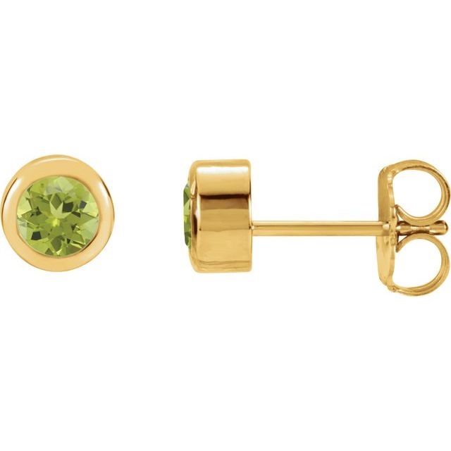 Natural Peridot | Round | 4mm
