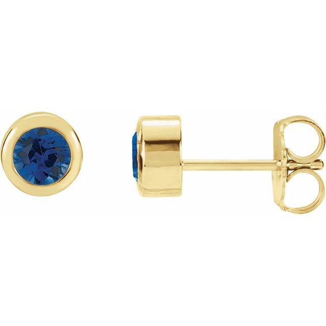 Lab-Grown Blue Sapphire | Round | 4mm
