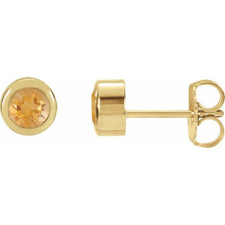Natural Citrine | Round | 4mm
