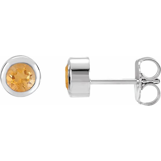 Natural Citrine | Round | 4mm