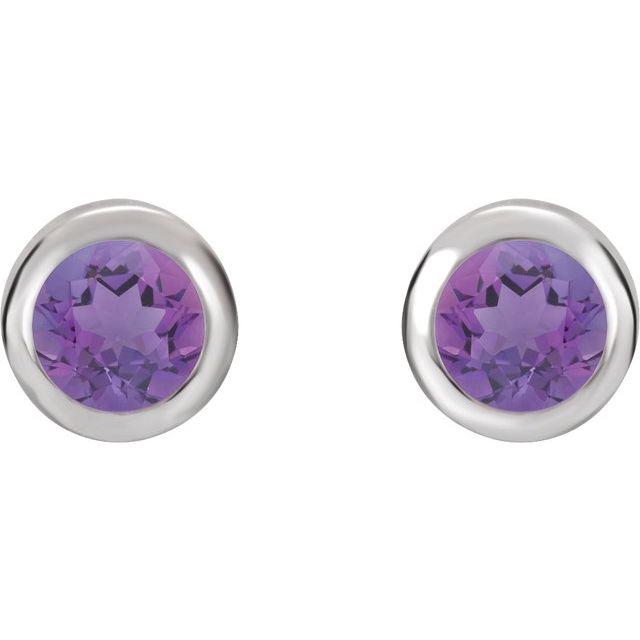 Natural Amethyst | Round | 4mm