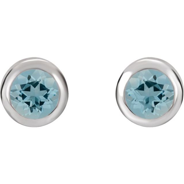 Natural Aquamarine | Round | 4mm