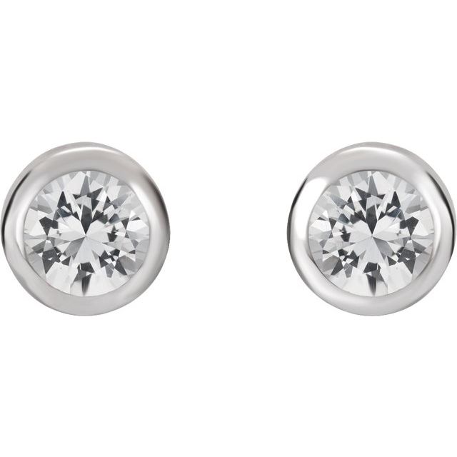Natural White Sapphire | Round | 4mm