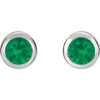 Natural Emerald | Round | 4mm | Lab-Grown Emerald | Round | 4mm
