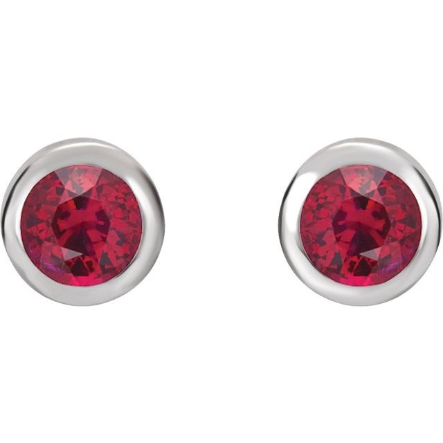 Natural Ruby | Round | 4mm | Lab-Grown Ruby | Round | 4mm