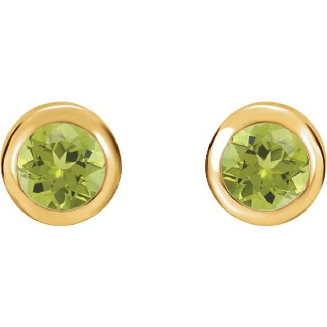 Natural Peridot | Round | 4mm