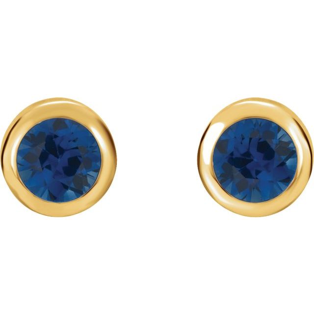 Lab-Grown Blue Sapphire | Round | 4mm